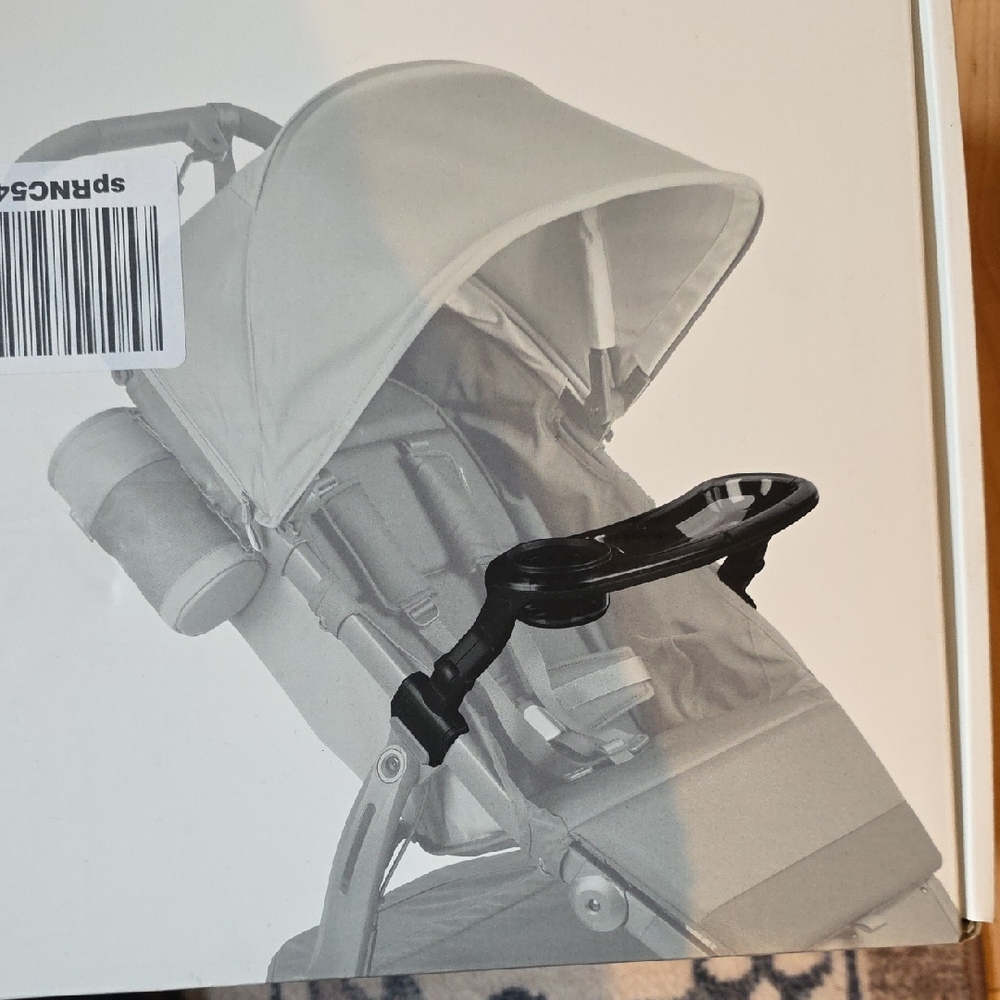 Gray Stroller Cup Holder